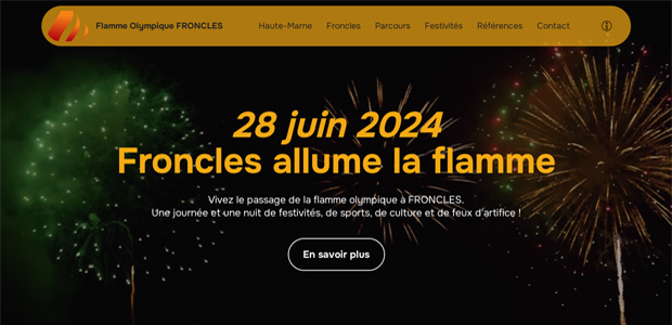 Flamme Olympique FRONCLES